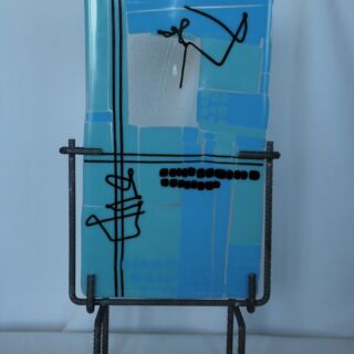 New work 
2021
Being Blue - glass fusion
standaard op maat gemaakt door Paul Heynen van Palo Design
Verkocht

www.debbieboender.nl

#blueglass #blauwglas #newwork #nieuwwerk #uniekstuk #unique #handmade #art #glassart #Dutchartist